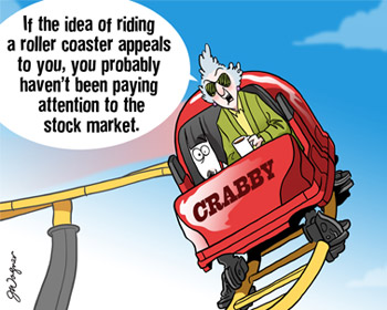 if the idea of riding a roller coaster appeals to you, you probably haven't been paying attention to the stock market.