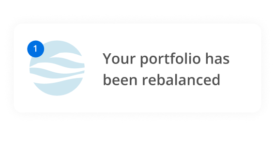 Rebalanced portfolio