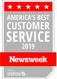 Newsweek award, best customer service 2019