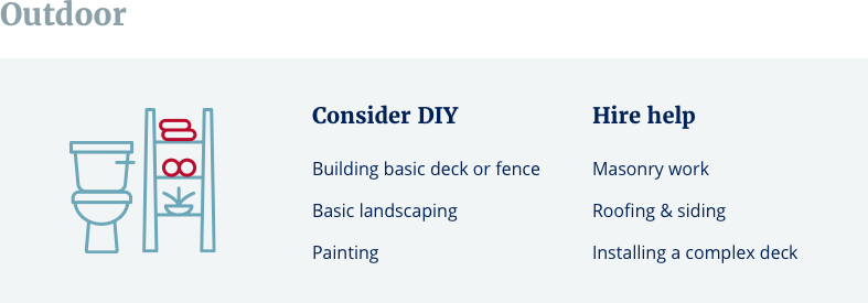Outdoor projects DIY tips