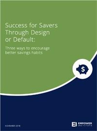Success for savers white paper