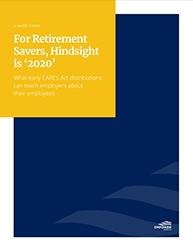 research paper download. For Retirement Savers, Hindsight is ‘2020’