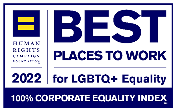 2022 Corporate Equality Index award, Best places to work for equality and inclusion