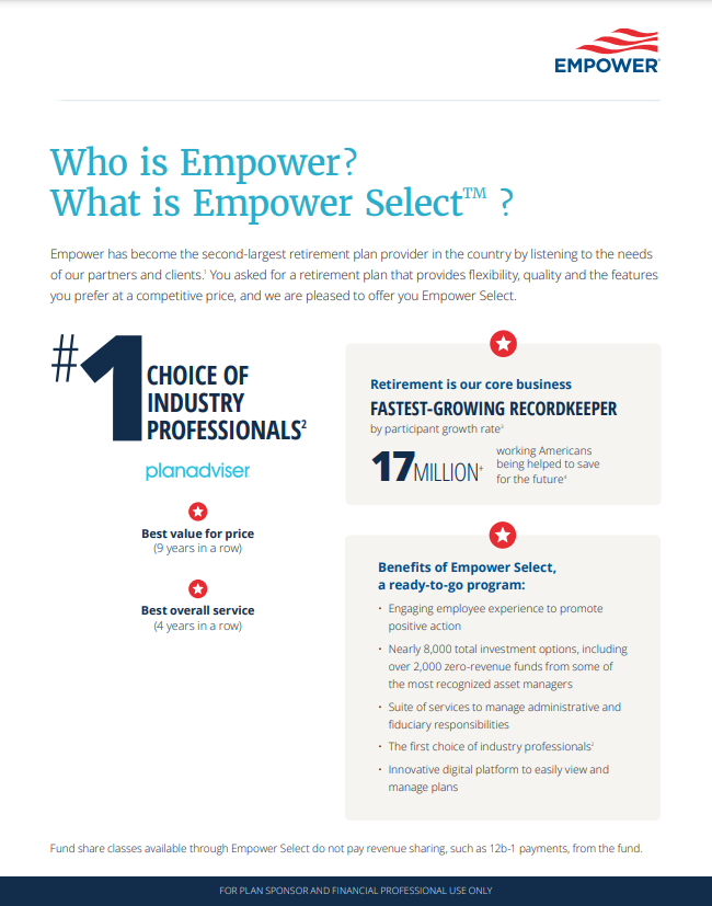 Who is Empower? What is Empower Select? 
