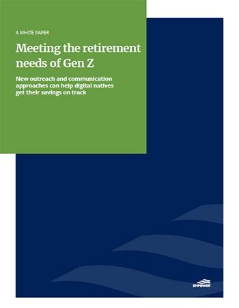 Meeting retirement needs of Gen Z white paper