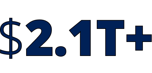 $2.1 Trillion +