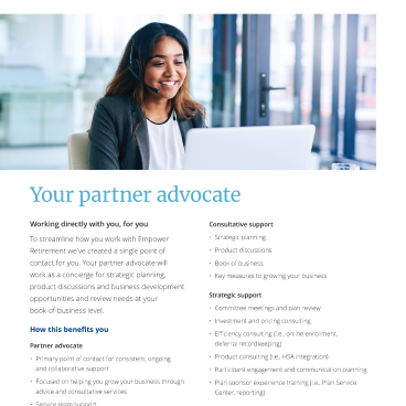 Partner advocate article summary