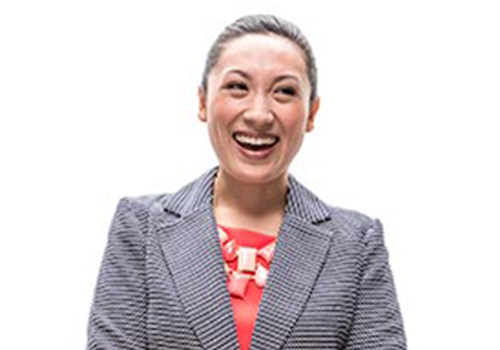 Smiling Asian woman