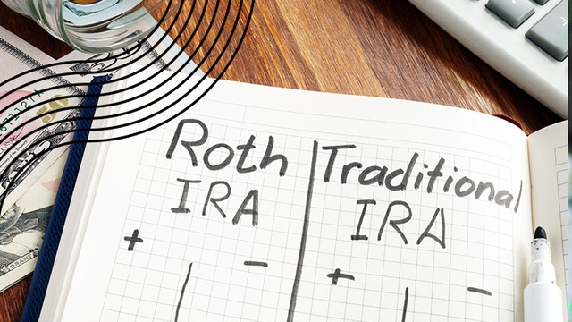 Roth IRA and traditional on paper 