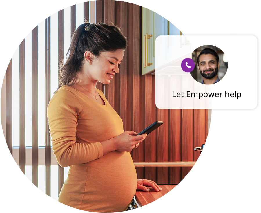 pregnant mother parenting baby