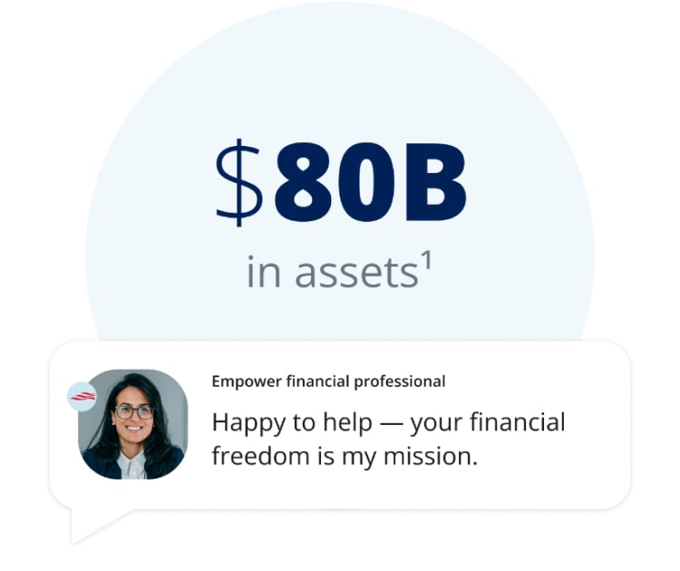 Financial advisor with $80 billion in assets,